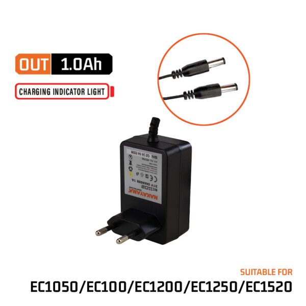 21V CHARGER 1A SUITABLE FOR EC1050,EC1100, EC1200, EC1250