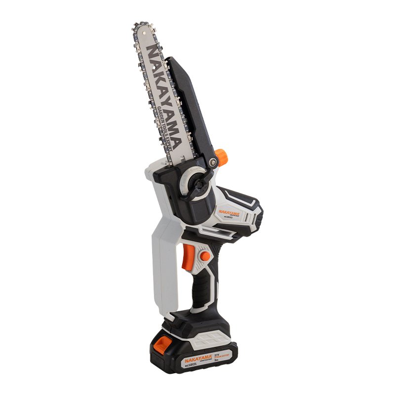 CORDLESS MINI CHAINSAW 21V, BRUSHLESS, BAR 20cm, 1,3 kg, CHAIN 1/4"1.1mm 46Links, 10m/s, 2x2Ah Li-Io - Image 2