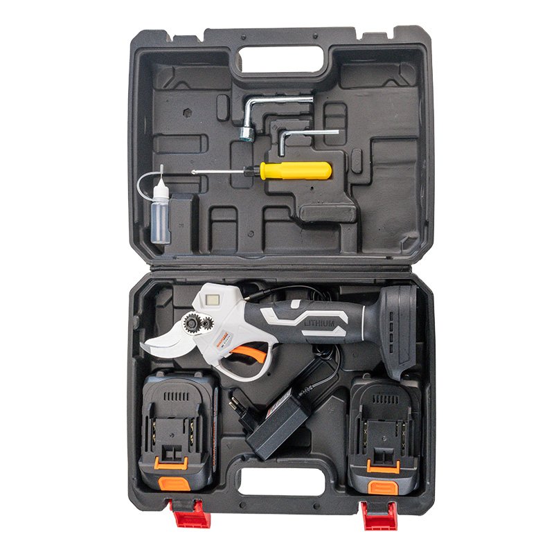 BATTERY PRUNING SHEARS 21V, BRUSHLESS, CAPACITY 0-22/28mm, 0.74kg, 2x2Ah Li-Ion, BMC - Image 3