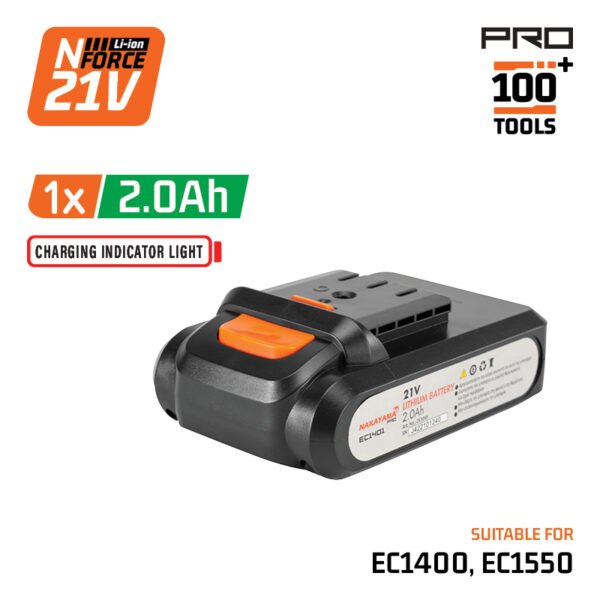 BATTERY 21V , 2.0Ah FOR EC1400