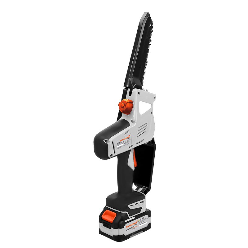 PRUNING BATTERY CHAINSAW 21V, BRUSHLESS, 20cm BLADE, 1.4Kg, 1/4"1.1mm 47Link 11m/s, 2x5Ah, AUTOMATIC - Image 2