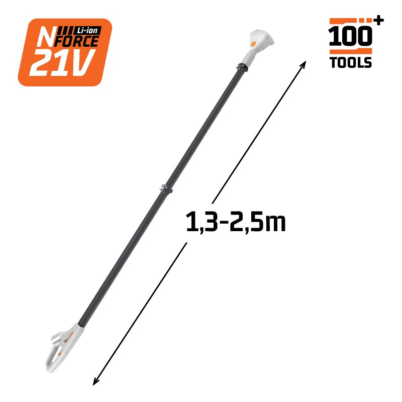 TELESCOPIC EXTENSION ROD 1,2-2,5m FOR EC1440, EC1435, EC1520