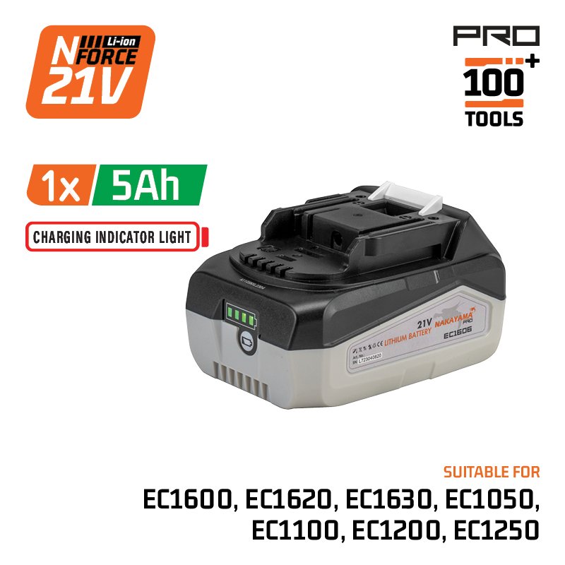 BATTERY 21V , 5Ah FOR EC1600, EC1620, EC1630