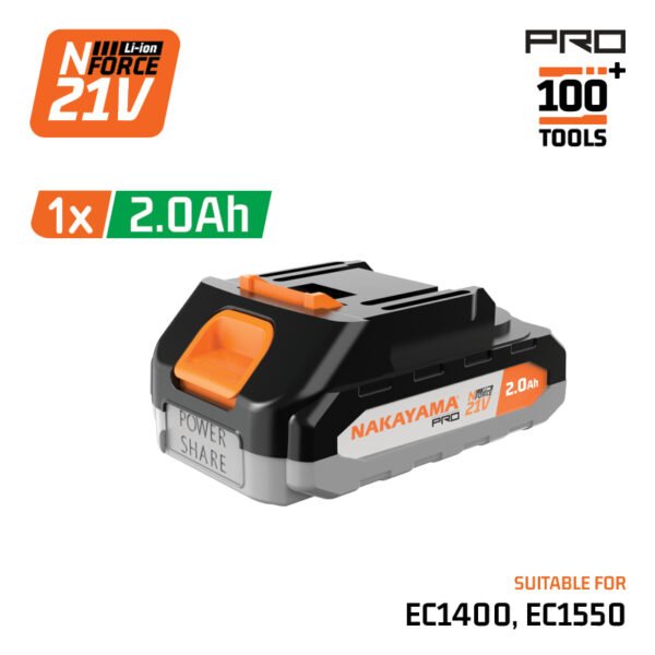 BATTERY 21V, Li-Ion, 2.0Ah NFORCE