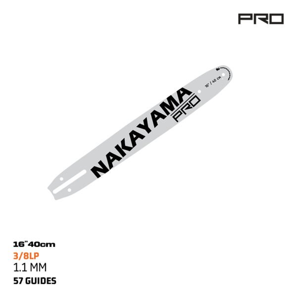 NAKAYAMA Pro EC1709 CHAIN BAR FOR EC1710 16"(40CM) 3/8LP''-1.1mm (57 Links)