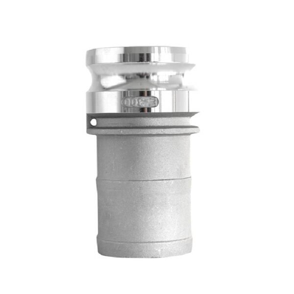 ALUMINUM MALE CAMLOCK 1'' TO HOSE SHANK 1'', TYPE E