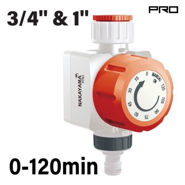 MECHANICAL 2 HOUR WATER TIMER, FOR 3/4''& 1" ADAPTORS