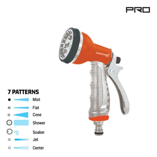 7 PATTERN SPRAY GUN