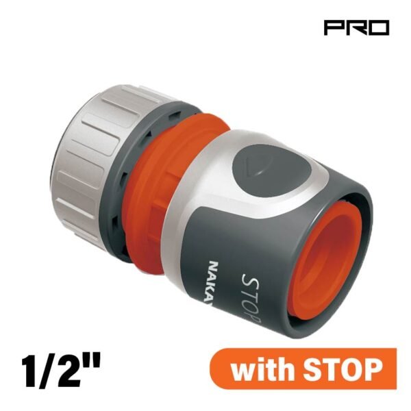 HOSE CONNECTOR 1/2'' WITH STOP