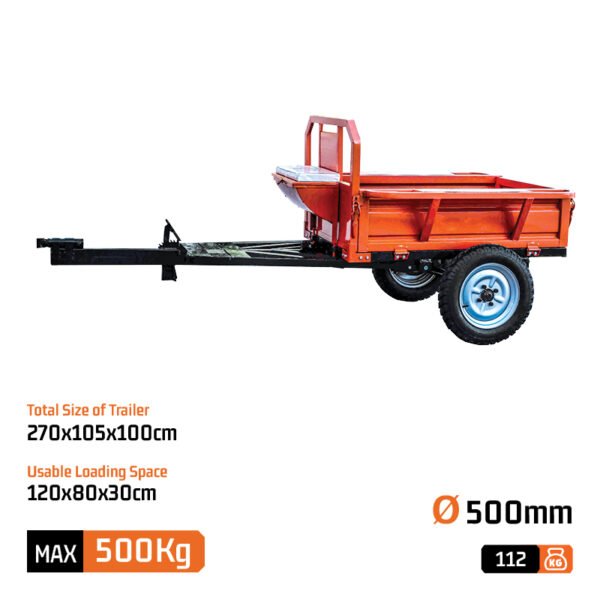 TRAILER 500KG CAPACITY