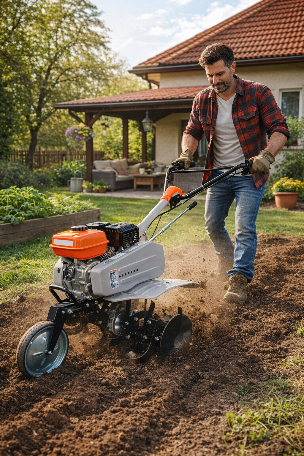 MOTOR CULTIVATOR 6.5HP BELT DRIVEN, 2FOR+1 REV - Image 2