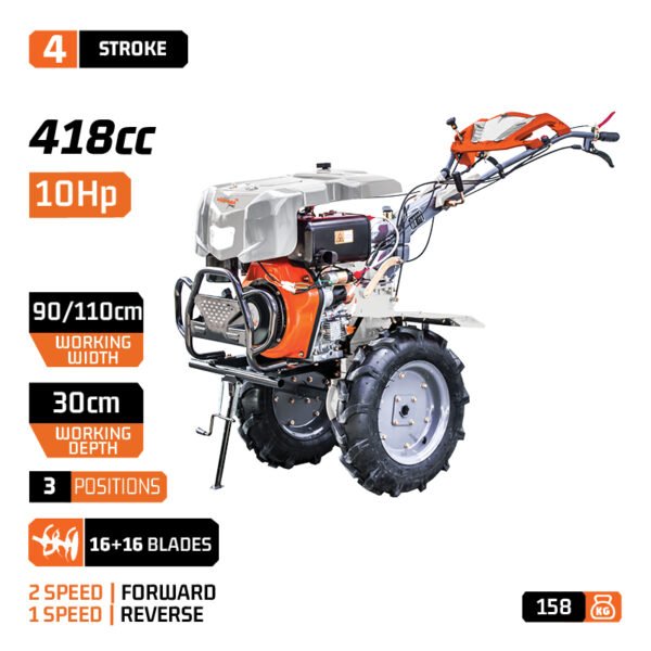 DIESEL TILLER 10HP