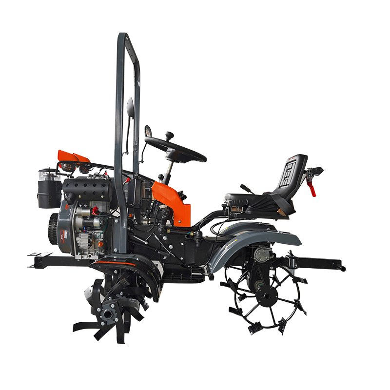 DIESEL MINI CULTIVATOR / TRACTOR 4WD/2WD, 11Hp, E-START, 1050mm, 3+1 speed. 16+16BLADES - Image 4