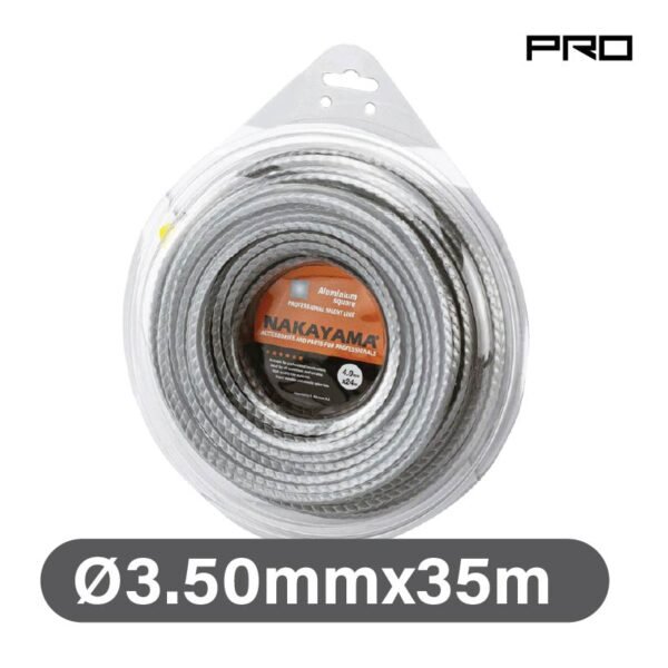 NYLON THREAD Aluminium Square 3.50mm x 35m
