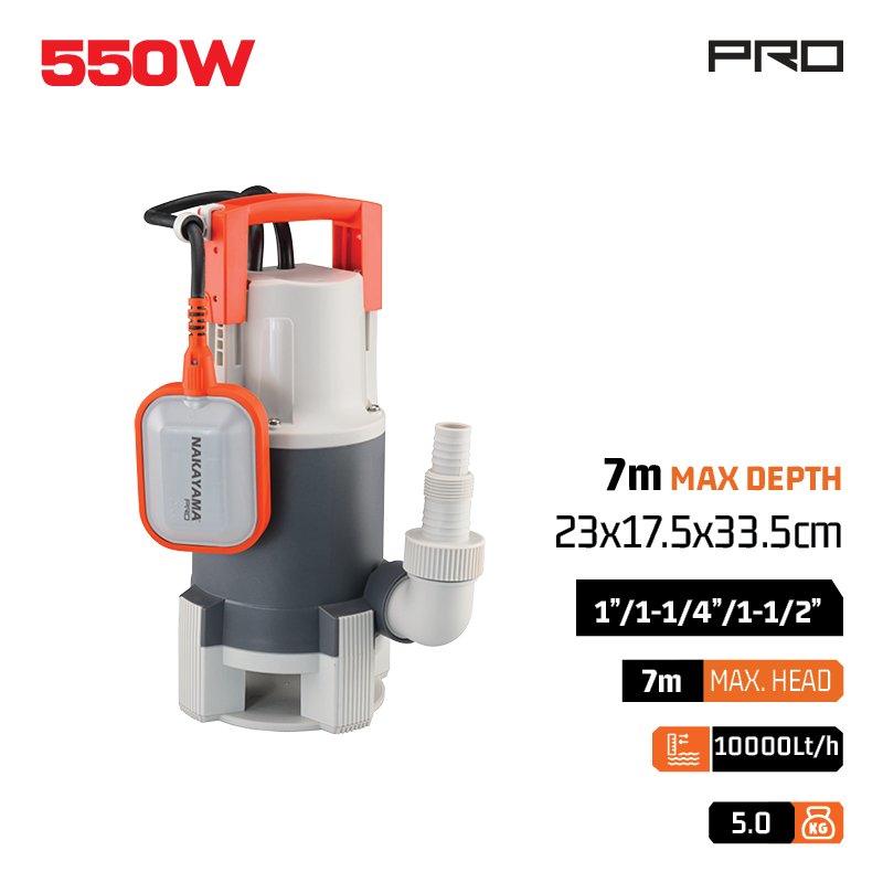 NAKAYAMA Pro NP1030 Αντλία Ακαθάρτων 550W