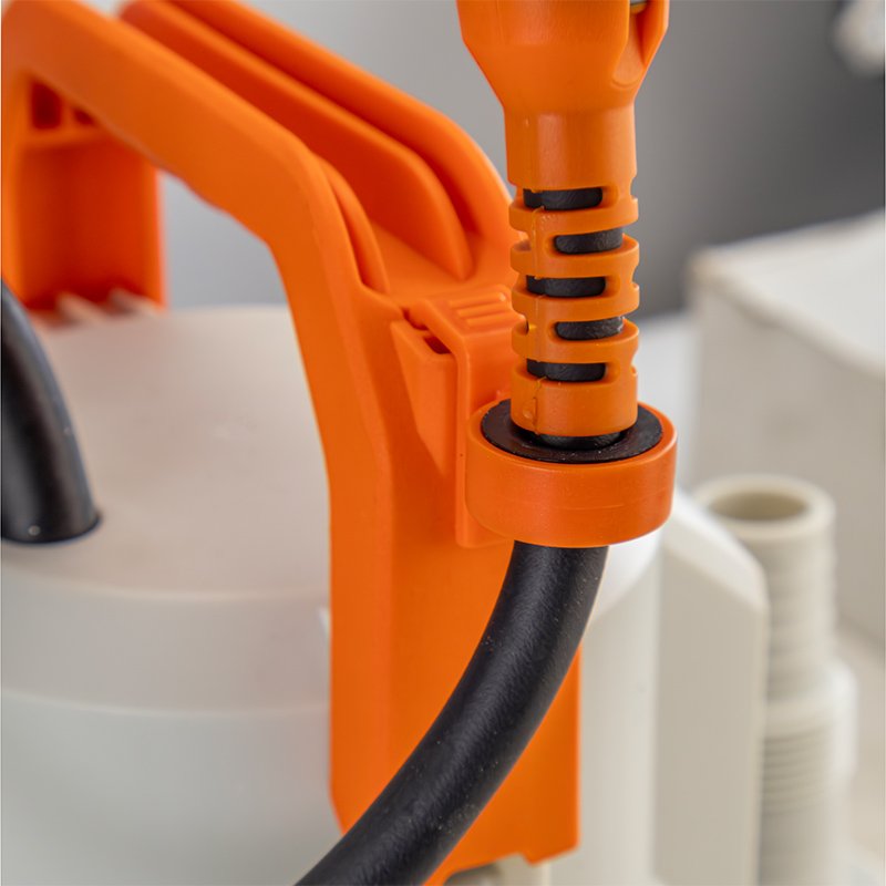 SUBMERSIBLE PUMP WITH FLOATER 550W , 17000lt/h , 9m , 5mm , LOWEST SUCTIONG LEVEL 1mm - immagine 6