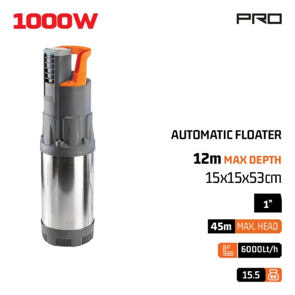 UNDERWATER IRRIGATION PUMP 1000W