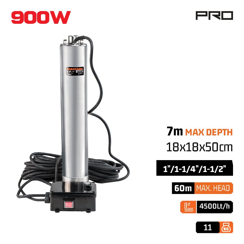 WELL PUMP WITH PANEL 900W