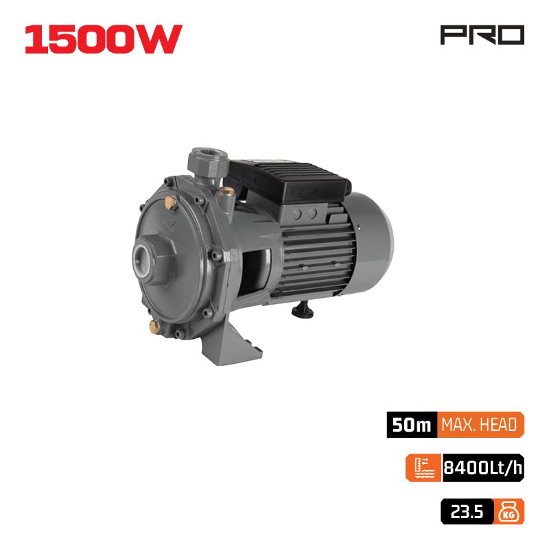 NAKAYAMA Pro NP2065 Αντλία Φυγοκεντρική 2 Σταδίων 1500Watt, 50m, 8400l/h