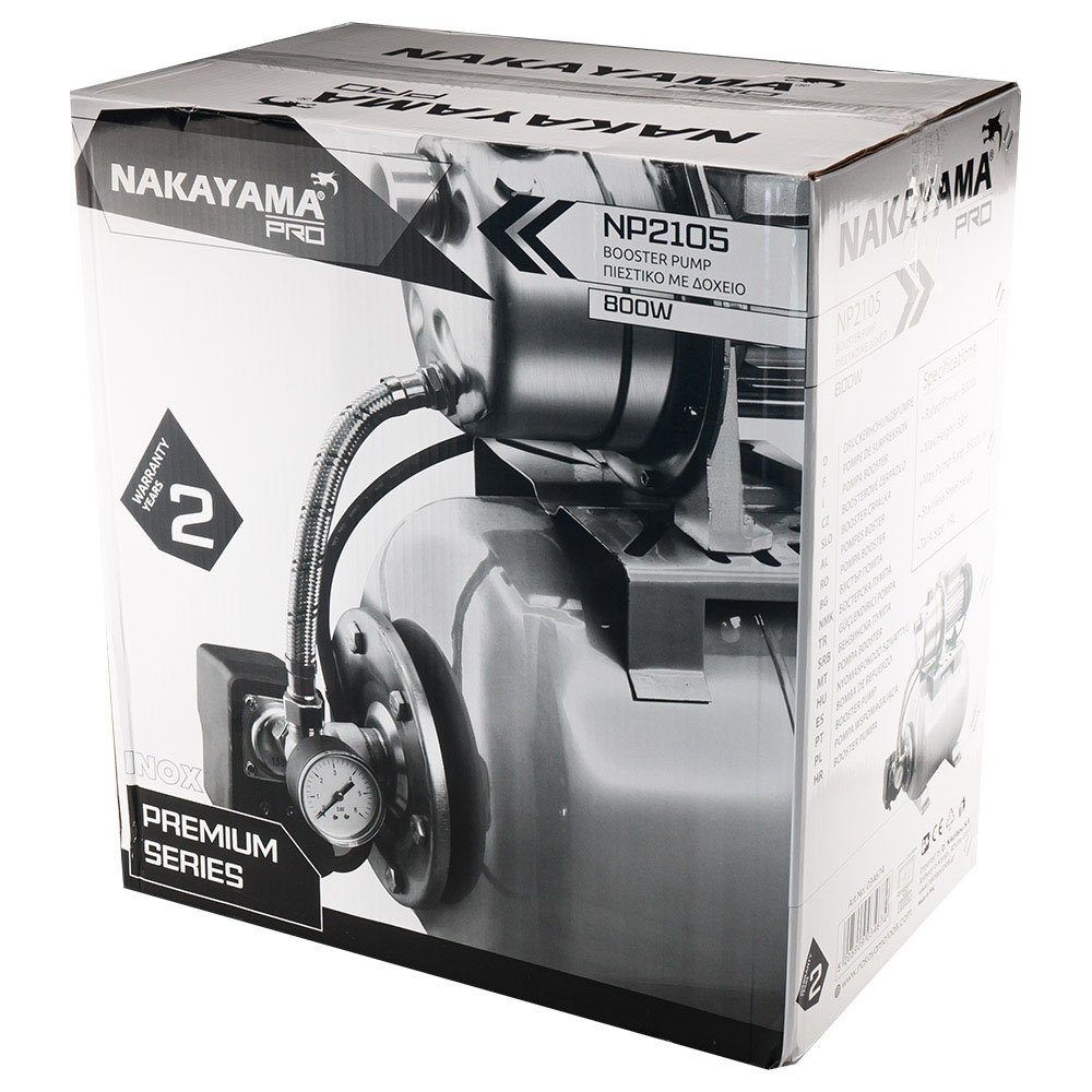GARDEN INOX PUMP WITH TANK 19Lt 800W - immagine 8