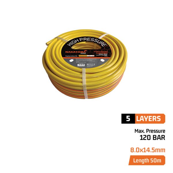 HIGH PRESSURE SPRAY HOSE Typhoon 8.5mm, 50m