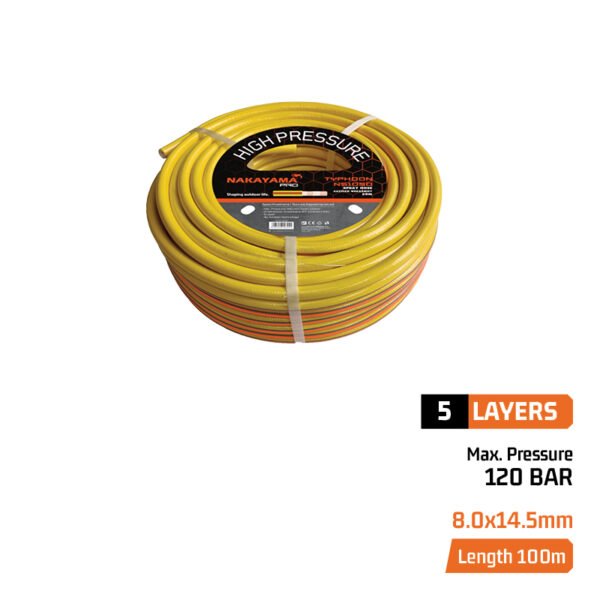 HIGH PRESSURE SPRAY HOSE 8.5mm, 100m