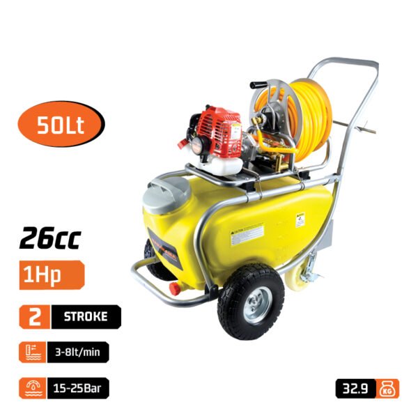 2STROKE GASOLINE SPRAYER 26cc , 50lt