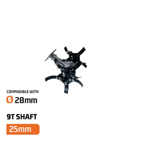 TILLER FOR BRUSH CUTTER 25cm (SUITABLE FOR PB6210,6310,PB7230)