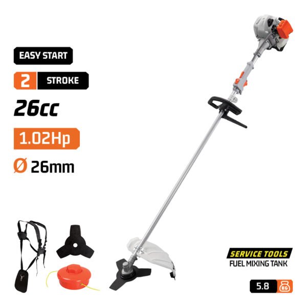NAKAYAMA Gasoline Brush Cutter 26Cc 1Hp