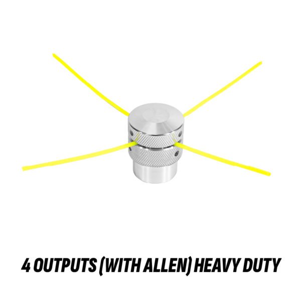 NAKAYAMA PB305 ALUMINUM TRIMMER HEAD 4 OUTPUTS HEAVY DUTY 3MM-5MM