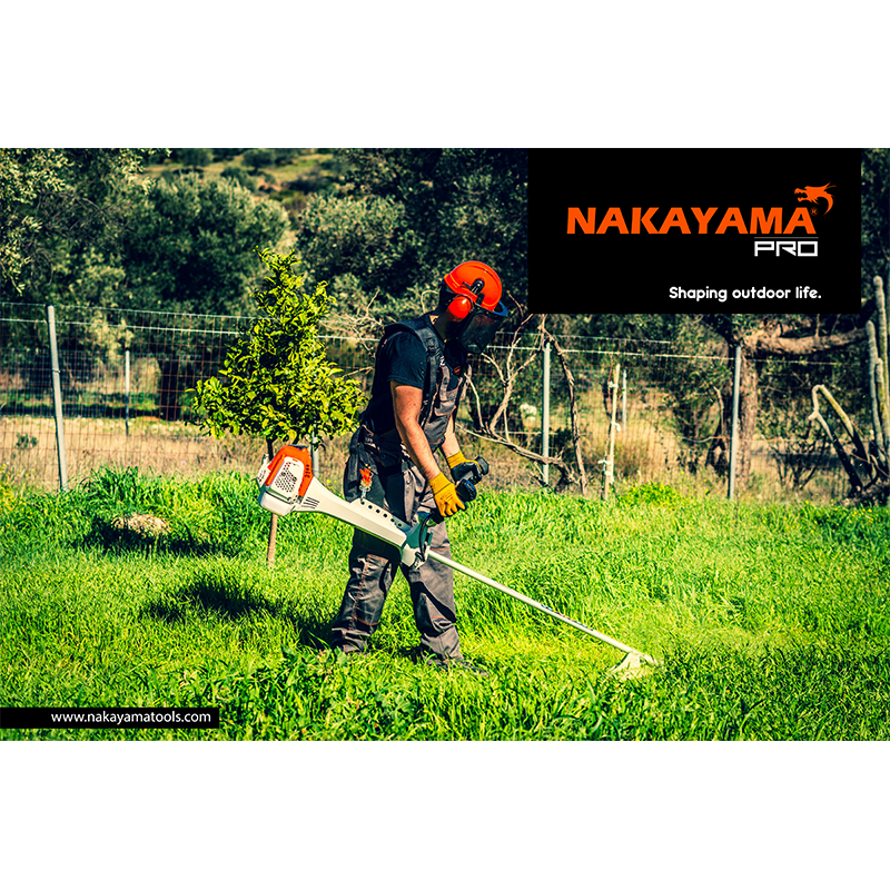 NAKAYAMA PRO Gasoline Brush Cutter 63,3Cc 3Hp With Anti-Vibration - immagine 9
