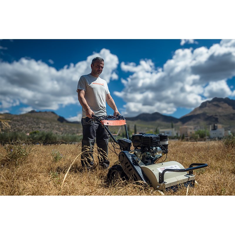 4-STROKE SELF-PROPELLED GASOLINE GRASS CHIPPER 60cm, 48 “Y” TYPE HAMMERS, 6.5HP - Image 4
