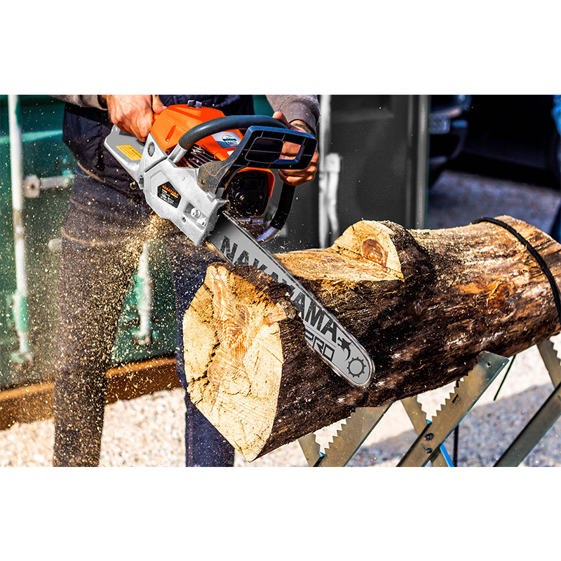 NAKAYAMA PRO Gasoline Chainsaw 2Hp, 39.6Cc, Blade 40Cm, (3/8"Lp 1,3Mm 56Links) - Imagen 8