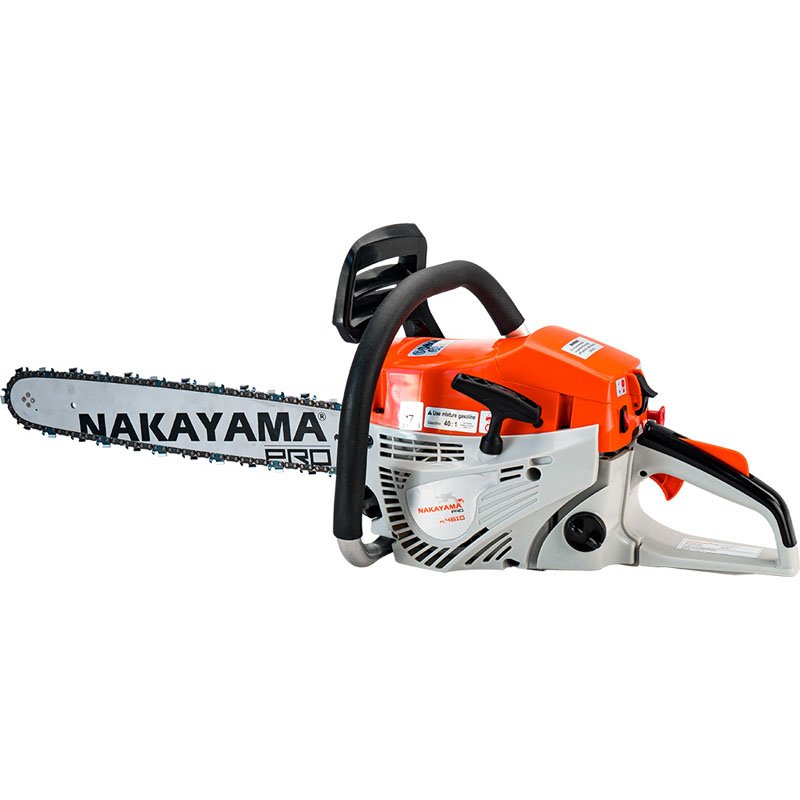 NAKAYAMA PRO Gasoline Chainsaw 2,4Hp, 45,6Cc, 45Cm Bar, 0.325", 1,3Mm, 72Links - Image 2