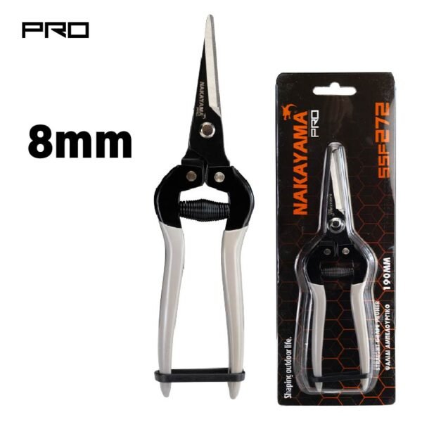 STRAIGHT GRAPE PRUNER 190mm, CUT.DIAMETER 8mm