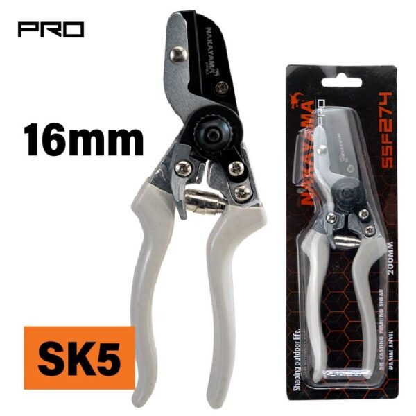 DIE-CASTING ALUMINUM PRUNING SHEAR 200mm,CUT.DIAMETER 16mm