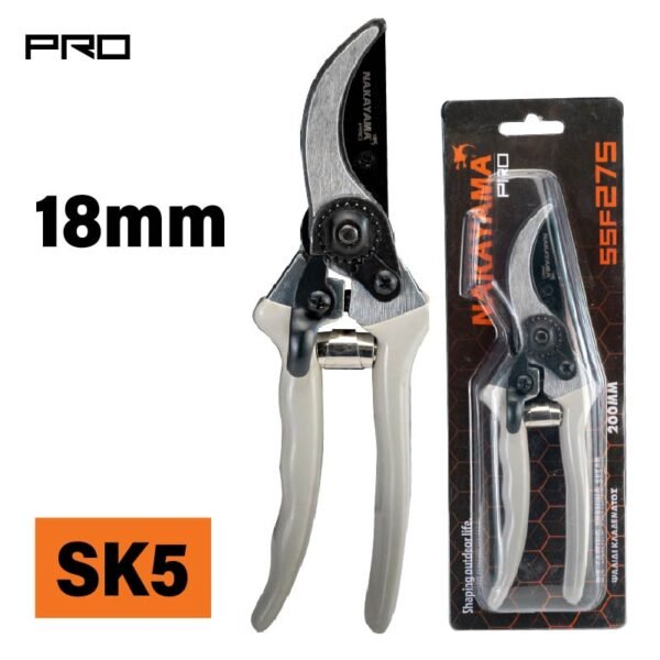 DIE-CASTING BY-PASS ALUMINUM PRUNING SHEAR 200mm,CUT.DIAMETER 18mm