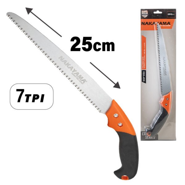 PRUNING SAW SK5, 250mm-7TPI 1.0mm,3 ANGLE TEETH,TWO COMPONENT HANDLE