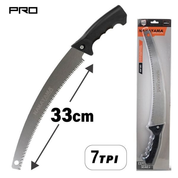 CURVED PRUNING SAW 330mm ,3 ANGLE TEETH 7ΤPI 1.0mm, ERGONOMIC HANDLE,SΟΨΚΕΤ ΦΟΡ ΠΟΛΕ