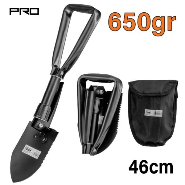FOLDED SHOVEL 3 IN 1, 650gr, 46cm