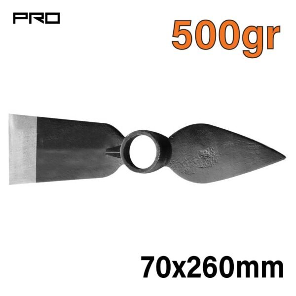 NARROW HOE HEAD 70x260mm 0,5Kg