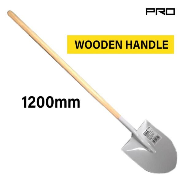 SHOVEL HEAL WITH WOODEN HANDLE 1,2m