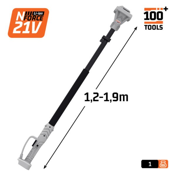 TELESCOPIC EXTENSION ROD 1,2-1.9m FOR EC1050,EC1100, EC1250,EC1200