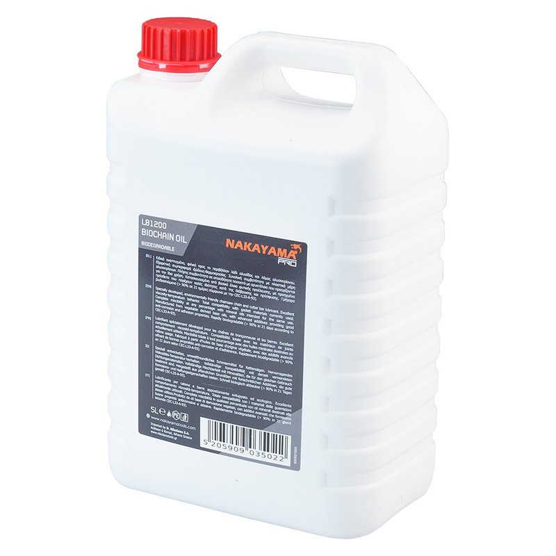 NAKAYAMA Pro LB1200 Λάδι Αλυσίδας Βιοδιασπώμενο 5L - Imagen 2