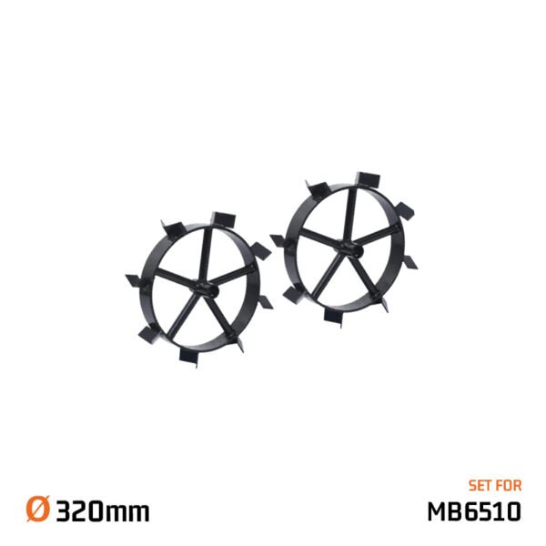2PCS SET METALIC WHEELS FOR MB6510